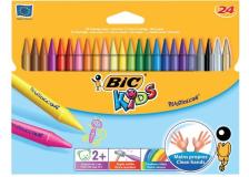 Pastelli A Cera Plastidecor Bic - 8 Mm - 2+ - 829772 (conf.24)