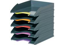 Vaschette Portacorrispondenza Varicolor&reg; Durable - 25,5X33X5,5 Cm - Assortiti - 7705-57