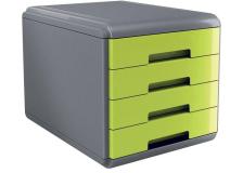 Accessori Da Scrivania My Desk Arda - Cassettiera - 29,5X38,5X28,2 Cm - Verde - 18P4Pv