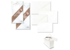 Biglietti E Buste Bianche Ellebi Sadoch - Dalmazia - 7,5X11 Cm - Bianco - 8034 (Conf10)