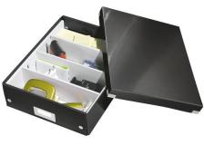 Scatole Archivio Click &amp; Store Leitz - 28X10X37 Cm - Nero - 60580095