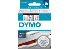 Nastro Dymo 19mm x 7m - 45800 (S0720820) nero-trasparente - 389365