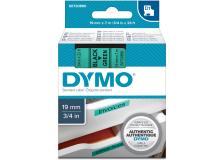 Nastro Dymo 19mm x 7m - 45809 (S0720890) nero-verde - 389381