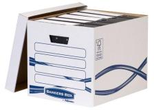 Scatola Archivio Basic Grande Fellowes - coperchio separato - 33x32x42 cm -  4461001 (conf.10)