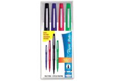 Penna con punta sintetica Flair Nylon Papermate - assortiti - S0917670 (conf.4)