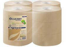 Eco Natural Lucart - mini jumbo - 2 veli - H 9,8x&Oslash; 18 cm - 405 strappi - 812152 (conf.12)