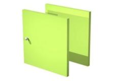 Set due antine Libreria caselle Maxicube Artexport - 32,2x32,1x1,6 cm - verde neon - 2a MaxC/V (conf.2)