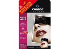 Carta fotografica Ultimate Canson - lucida - A4 - 270 g/mq - 200004331 (conf.20+10)