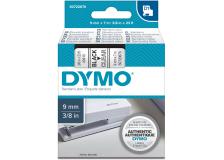 Nastro Dymo 9mm x 7m - 40910 (S0720670) nero-trasparente - 433470