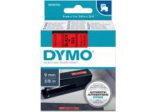 Nastro Dymo 9mm x 7m - 40917 (S0720720) nero-rosso - 433497