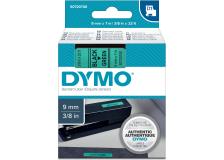 Nastro Dymo 9mm x 7m - 40919 (S0720740) nero-verde - 433519