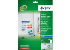 Avery - J8867-5 - Cartelli magnetici per stampanti Inkjet