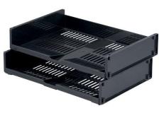 Vaschetta orizzontale Optimo A4 Durable - carbone - 1700801058