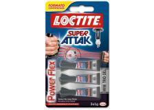 Super Attak Mini Trio 3x1g Loctite - 2030792 (conf.3x1g)