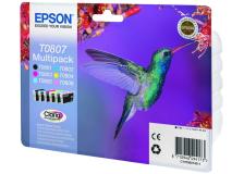 Cartuccia Epson T080/blister RS (C13T08074011) 6 colori - 755422