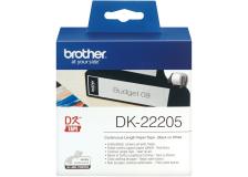 Nastro Brother DK22205 nero-bianco - 770627