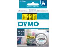 Nastro Dymo 24mm x 7m - 53718 (S0720980) nero-giallo - 859832