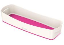 Vassoio Organizer Leitz MyBox&reg; Leitz - 30,7x10,5x5,5 cm - bianco/fucsia metallizzato - 52581023