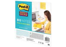 Post-it&reg; Supersticky big notes - 27,9x27,9 cm - giallo -  BN11
