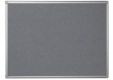 Pannello in feltro Maya Bi-Office - 120x90 cm - grigio - FA0542170