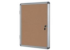 Bacheca Enclore in sughero Bi-Office - 6xA4 - 72x67,4 cm - VT620101150