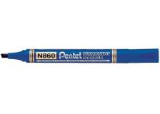 Marcatore permanente N860 Pentel linea Amiko - scalpello - 1,2-4,5 mm - blu - N860-CE (conf.12)