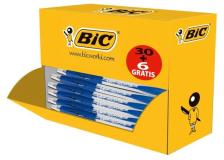 Penna a sfera a scatto Atlantis Bic - Value pack - blu - 920286 (conf.30+6)