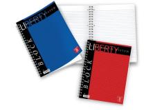 Blocchi spiralati Liberty Pigna - A4 - 1R - 80ff - blu - 01016511R (conf.5)