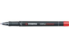 Marcatore OHPen universal Stabilo - media - 1 mm - rosso - 843/40 (conf.10)