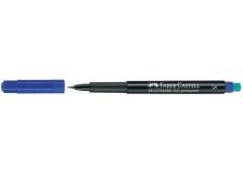 Marcatore permanente Multimark Faber Castell - fine - 0,6 mm - blu - 151351 (conf.10)