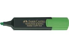 Evidenziatore Textliner 48 Refill Faber Castell - verde - 154863 (conf.10)