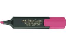 Evidenziatore Textliner 48 Refill Faber Castell - rosa - 154828 (conf.10)