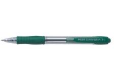 Penna a sfera a scatto Supergrip Pilot - 0,7 mm - verde - 001534 (conf.12)