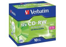 CD Verbatim Verbatim - CD-RW - Jewel case - 12x - 43148 (conf.10)