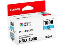 Cartuccia Canon PFI-1000PC (0550C001) ciano foto - 947662