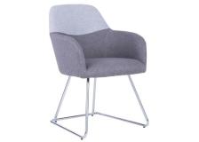 Austin Poltroncina attesa imbottita con braccioli azzurro - W158LB - D01501