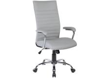 San Francisco Poltrona direzionale con braccioli PU grigio - E8234HG - D01542