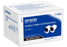 Toner Epson AL-C300 (C13S050751) nero - D01611