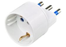 Adattatore shuko 16a bianco - 210002FML - D02524