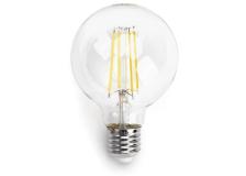 Lampadina a filamento LED G80 E27 8w 2700k trasparente - 102900QLU - D02636