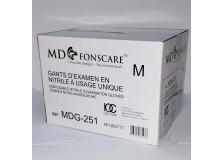 Guanti monouso in nitrile senza polvere taglia M in box da 10 scatole - D08397