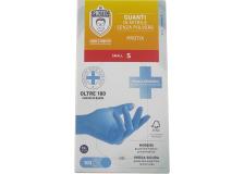 Guanti in NITRILE Taglia S confezione da 100pz colore Azzurro DR.PROTEC