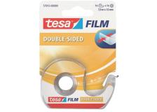 Nastro biadesivo trasparente tesafilm Tesa - Chiocciola con lama in metallo - 12 mm x 7,5 m - 57912