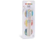 Blister 5 pennelli piatti assortiti primo - F07338