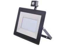 Faro proiettore LED a sensore slim a largo fascio luminoso 100w 4000k pressofusione - 100501KXB - O00108