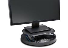 Supporto monitor Spin2 con portacessori - nero - monitor max 18kg- Kensington - O00112