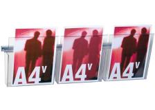 Kit vision A4 l75cm con 3 tasche A4 trasparenti - O00928