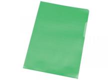 Cartellina a L Q-Connect ppl ecologico verde Confezione da 100 pezzi - KF00309 - P00041