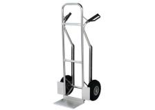 Carrello in alluminio Serena Group con doppio manico 48 x 49 x h. 116 cm grigio - R00208