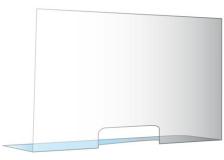 Pannello protettivo formato 100x88 cm Fargrafica trasparente - R06261